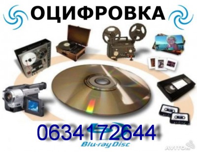 Предлагаю Перезапись с vhs кассет на dvd диски