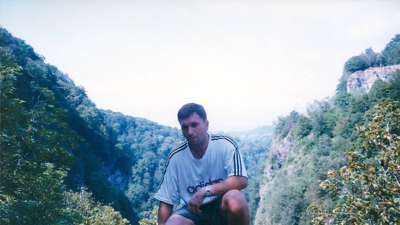 Это я  ....  Сочи Хоста Самшитовая роща