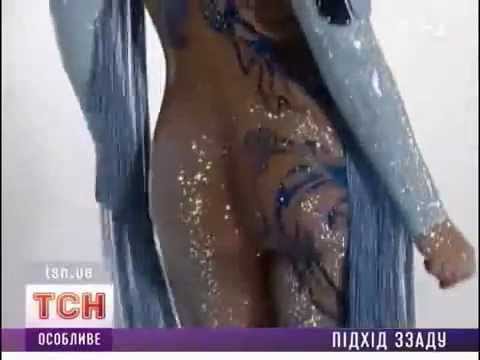 Голая Наташа Королева на съёмках клипа