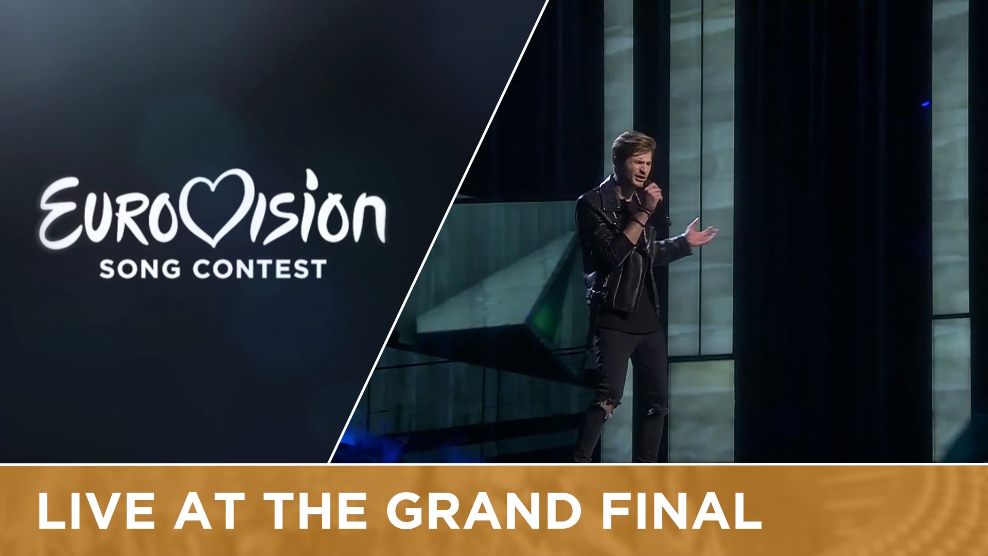 LIVE - Justs - Heartbeat (Latvia) at the Grand Final of the 2016 Eurovision Song Contest смотреть онлайн