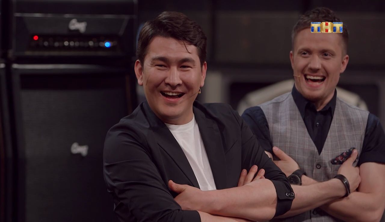 Шоу Студия Союз, 5 выпуск (07.09.2017) Азамат Мусагалиев и Ольга Картункова смотреть онлайн