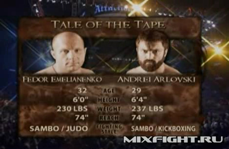 M-1. Федор Емельяненко против Андрея Арловского (полная версия)