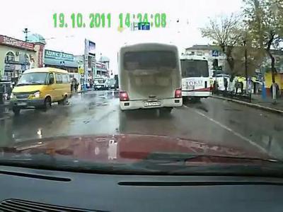 Неадекватный водитель маршрутки