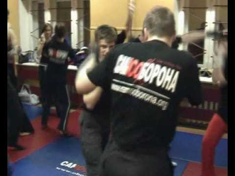 Отработка ударов на лапах 3/12