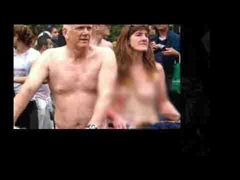 Голый вело пробег в Лондоне 2010 ( London Naked Bike )